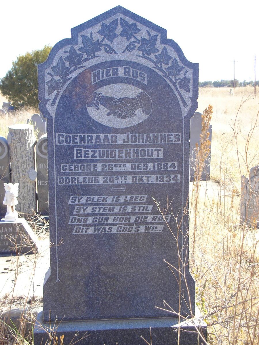 BEZUIDENHOUT Coenraad Johannes 1864-1934