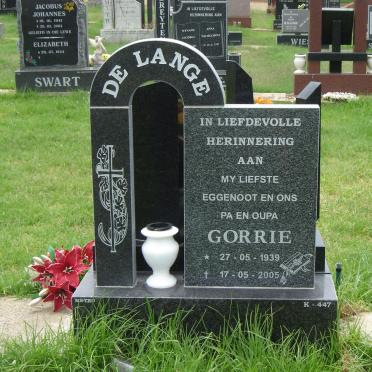 LANGE Corrie, de 1939-2005