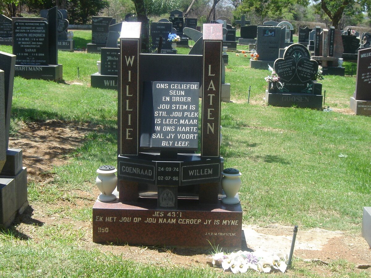 LATEN Coenraad Willem 1974-1996