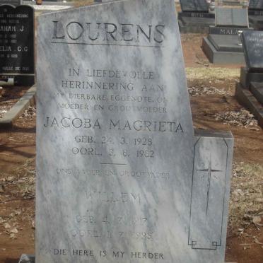 LOURENS Jacoba Magrieta 1928-1982
