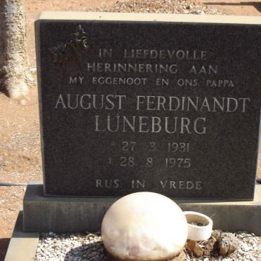 LUNEBURG August Ferdinandt 1931-1975