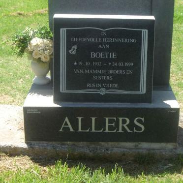 ALLERS Boetie 1932-1999