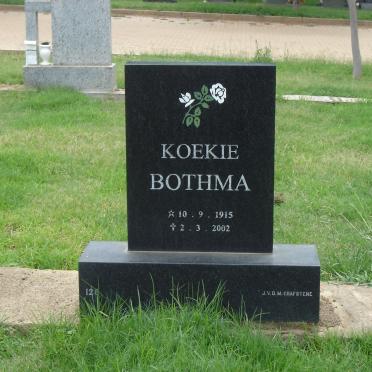 BOTHMA Koekie 1915-2002