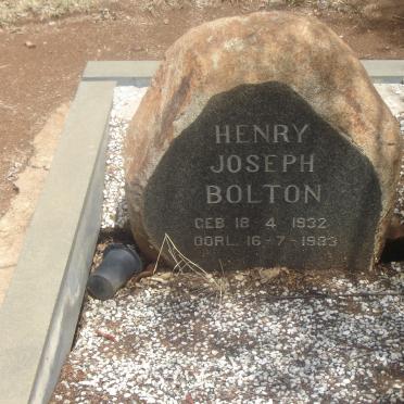 BOLTON Henry Joseph 1932-1983