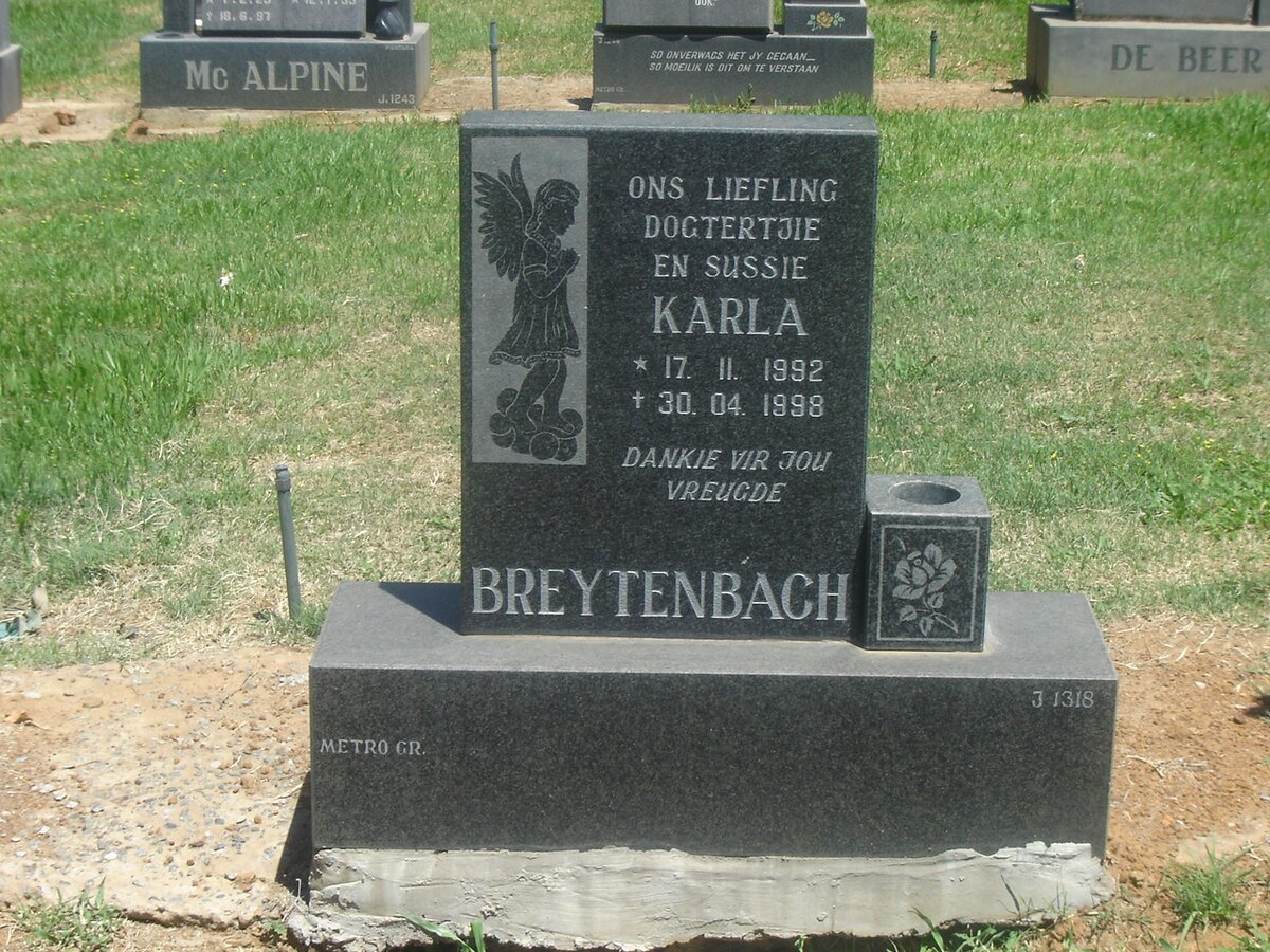 BREYTENBACH Karla 1992-1998