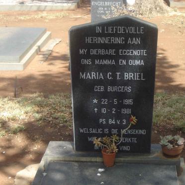 BRIEL Maria C T