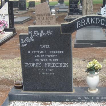 BRANDON George Frederick 1931-1983