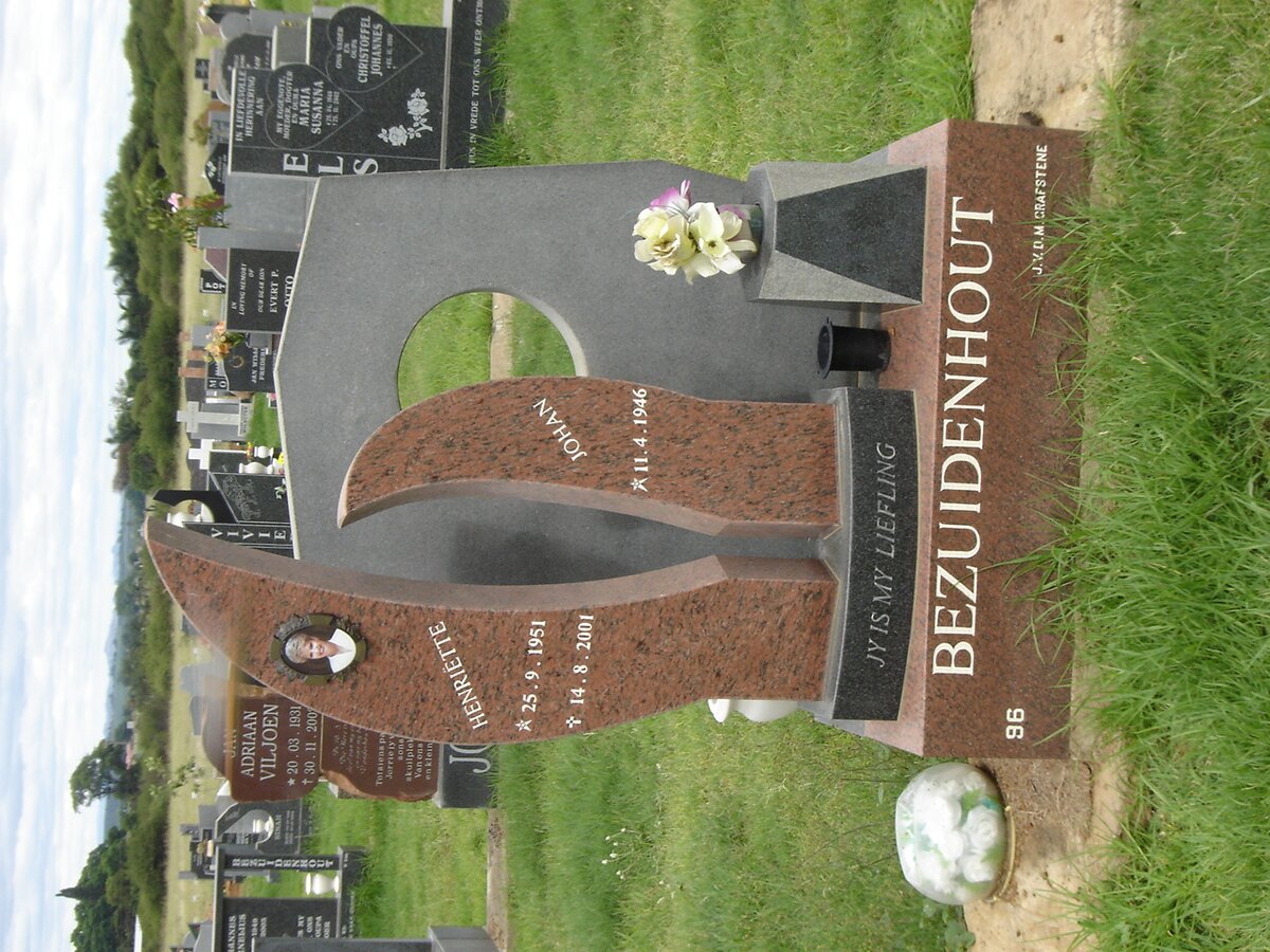 BEZUIDENHOUT Henriette 1951-2001 &amp; Johan 1946-