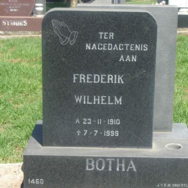 BOTHA Frederik Wilhelm 1910-1999