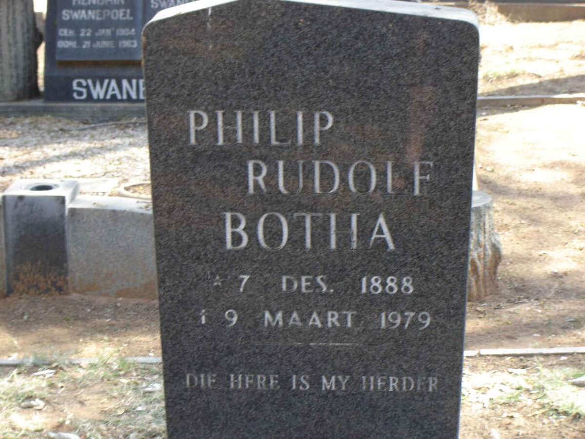 BOTHA Philip Rudolph 1888-1979