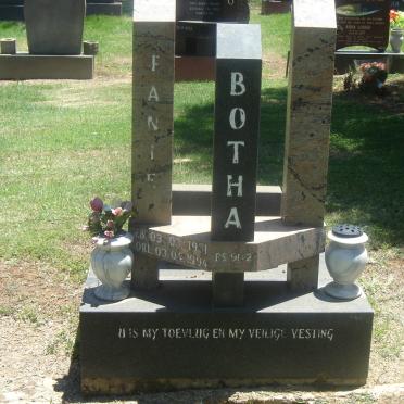 BOTHA Fanie 1951-1994