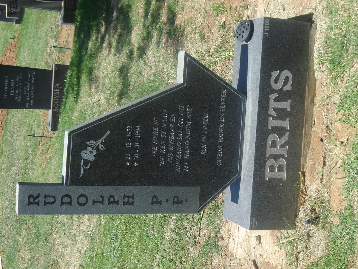 BRITS Rudolph P.P. 1973-1994