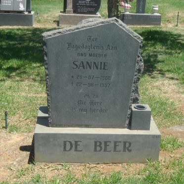 BEER Sannie, de 1908-1997
