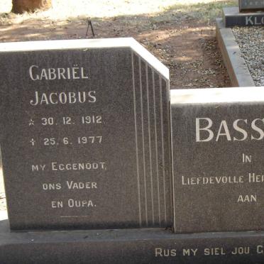 BASSON Gabriel Jacobus