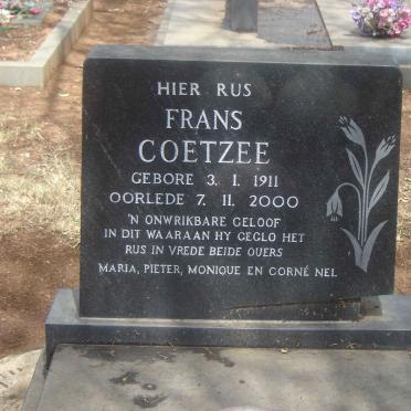 COETZEE Frans 1911-2000