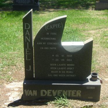 DEVENTER Daniël J., van 1958-1993