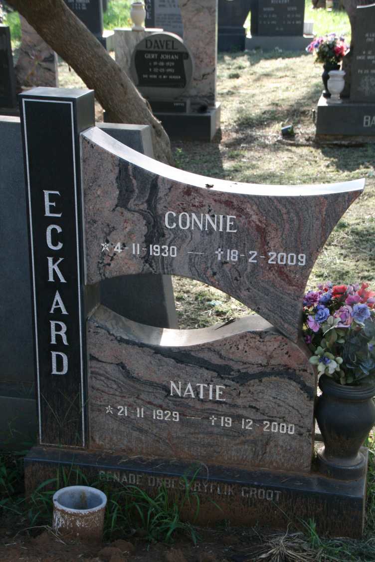 ECKARD Natie 1929-2000 & Connie 1930-2009