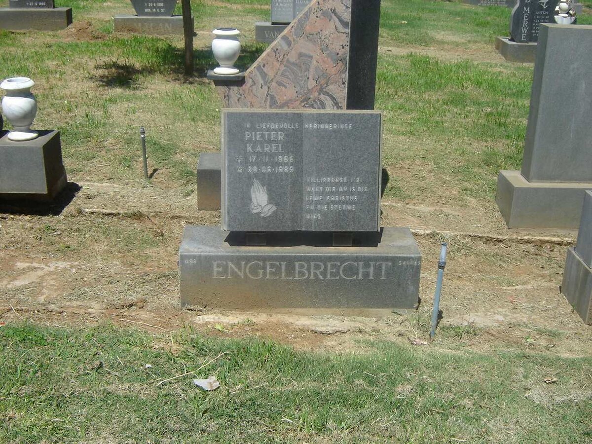 ENGELBRECHT Pieter Karel 1966-1989