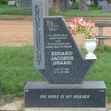 ENGELBRECHT Eduard Jacobus 1965-2000