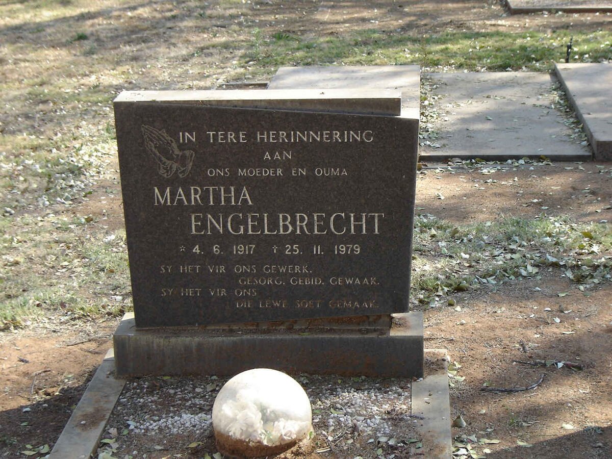 ENGELBRECHT Martha.