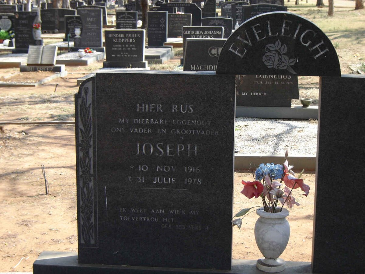 EVELEIGH Joseph 1916-1978