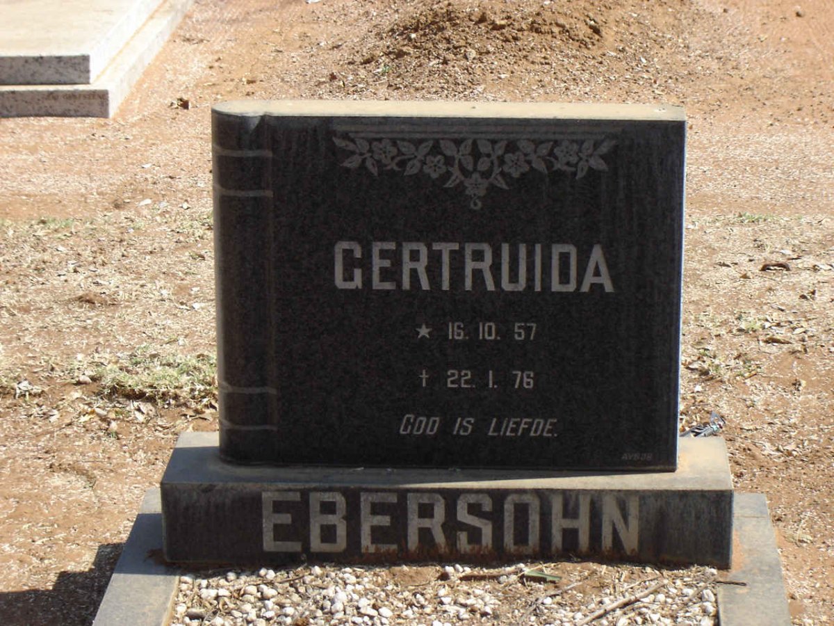 EBERSOHN Gertruida.