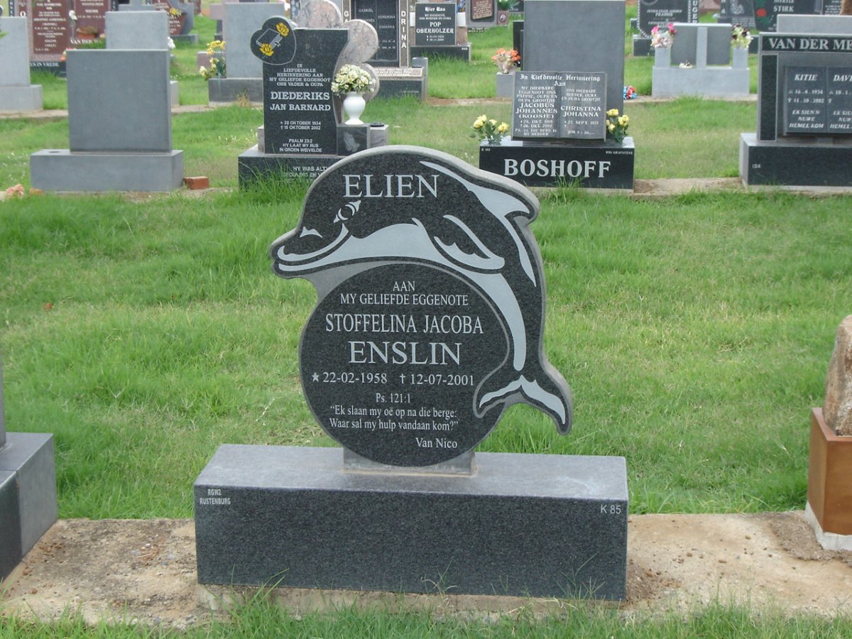 ENSLIN Stoffelina Jacoba 1958-2001