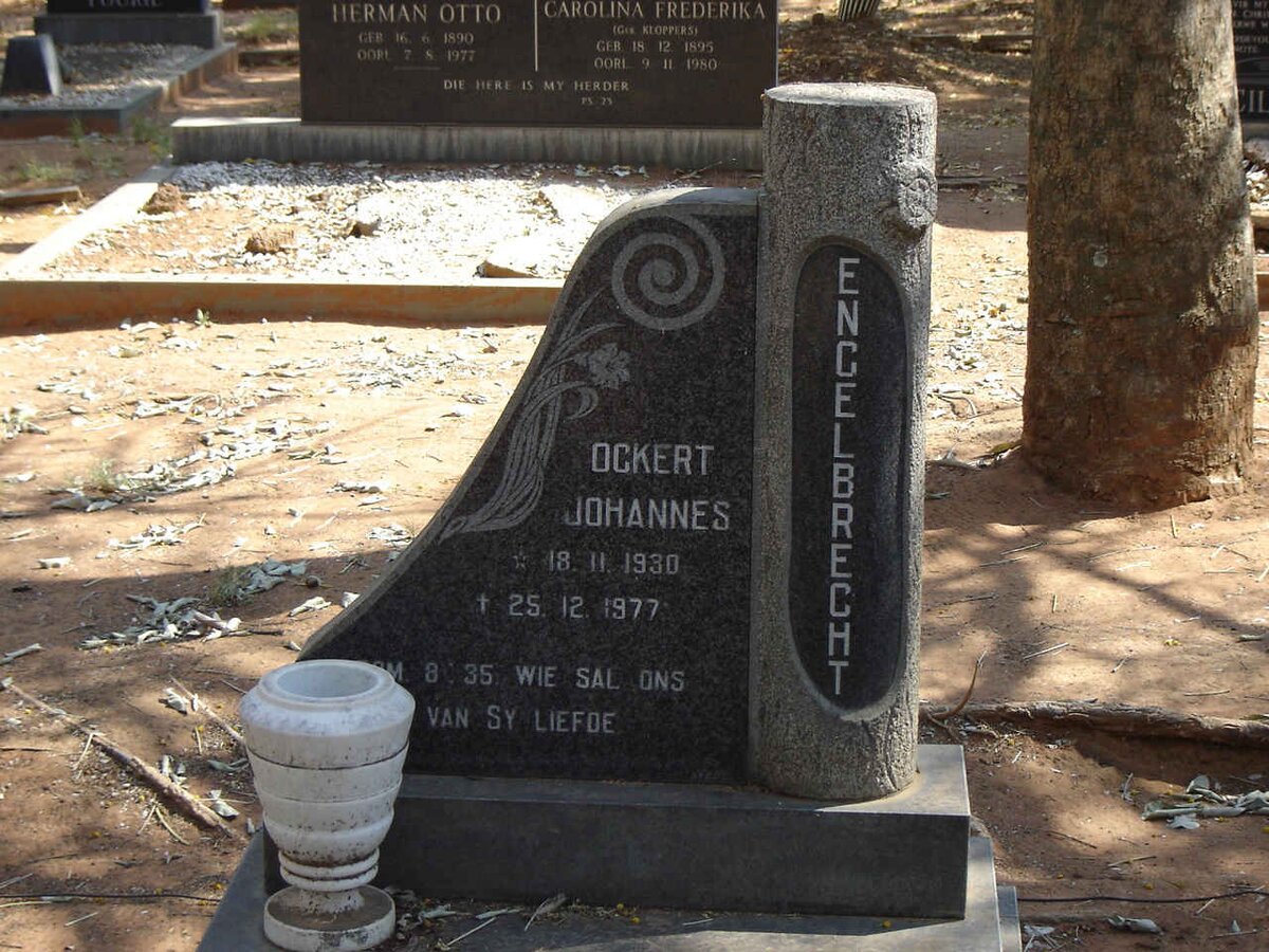 ENGELBRECHT Ockert Johannes.