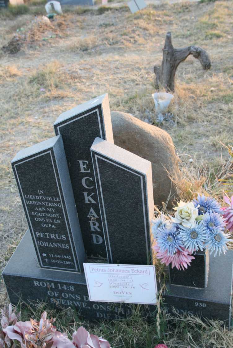 ECKARD Petrus Johannes 1942-2009