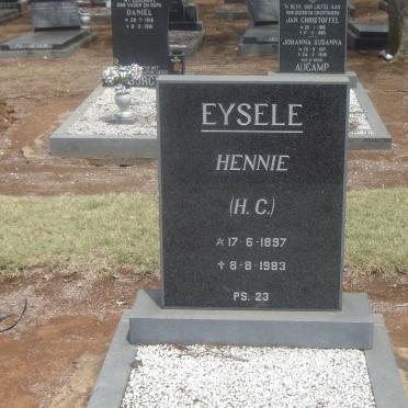 EYSELE Hennie 1897-1983
