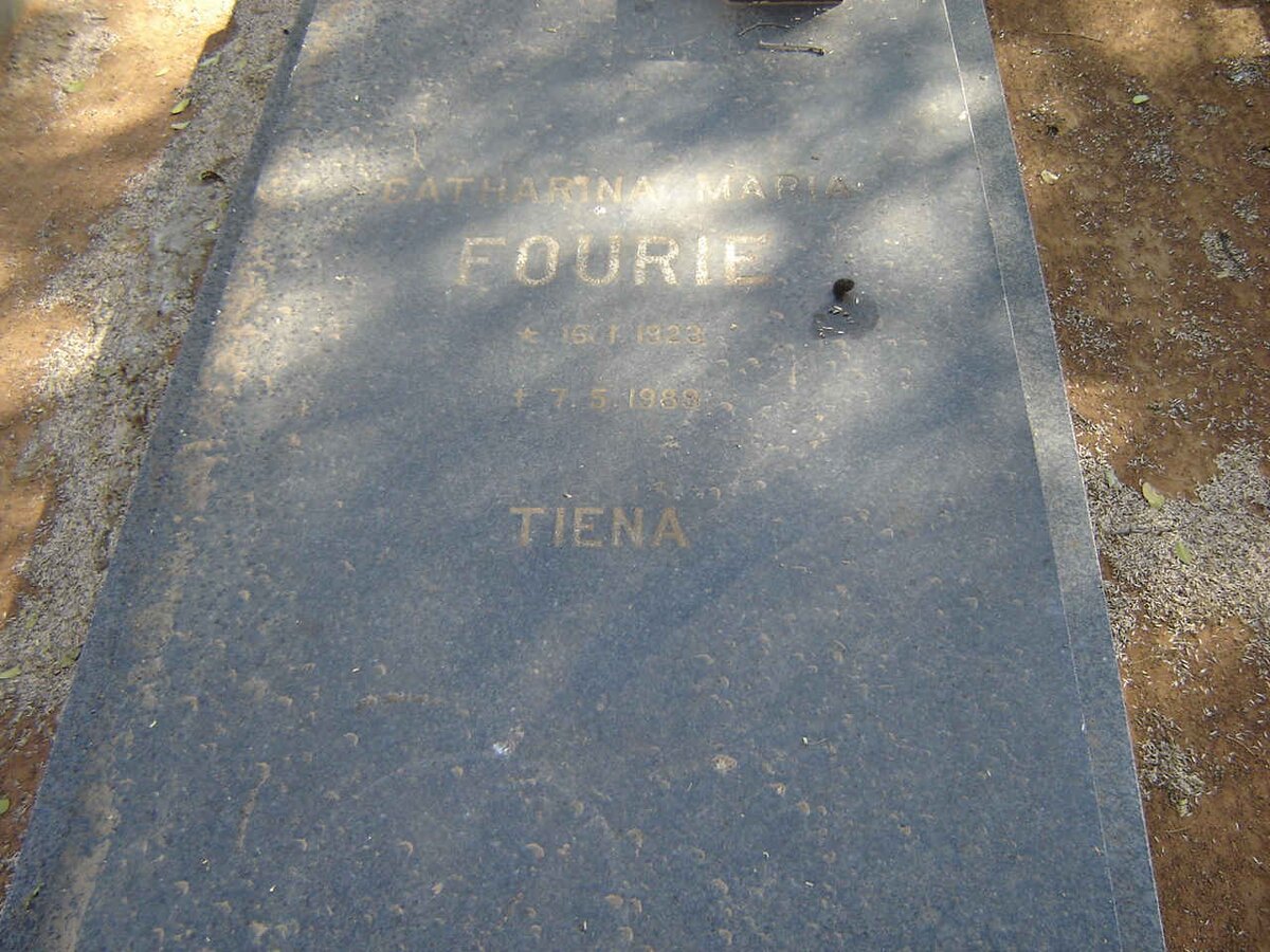 FOURIE Catharina Maria 1923-198?