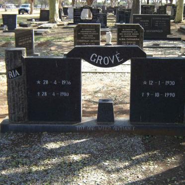 GROVE Johan 1930-1990 & Ria 1936-1980