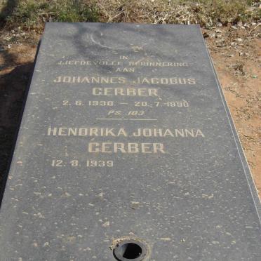 GERBER Johannes Jacobus 1930-1990 & Hendrika Johanna 1939-