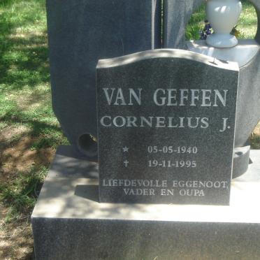 GEFFEN Cornelius J., van 1940-1995