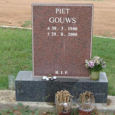 GOUWS Piet 1940-2000
