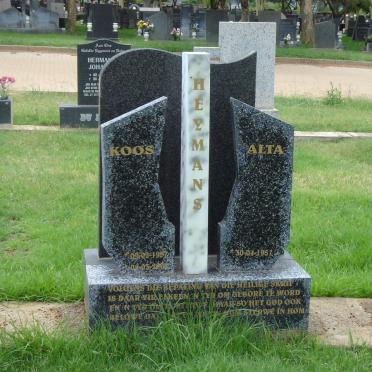HEYMANS Koos 1957-2002 &amp; Alta 1957-