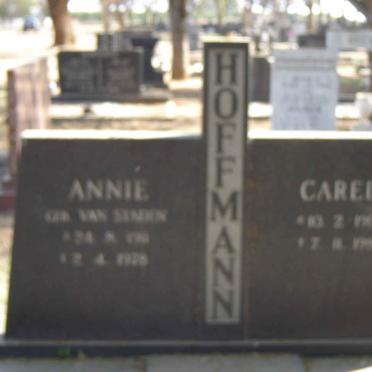 1HOFFMANN Carel ??-?? &amp; Annie ??-??