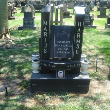 HARMSE Marius 1974-1992