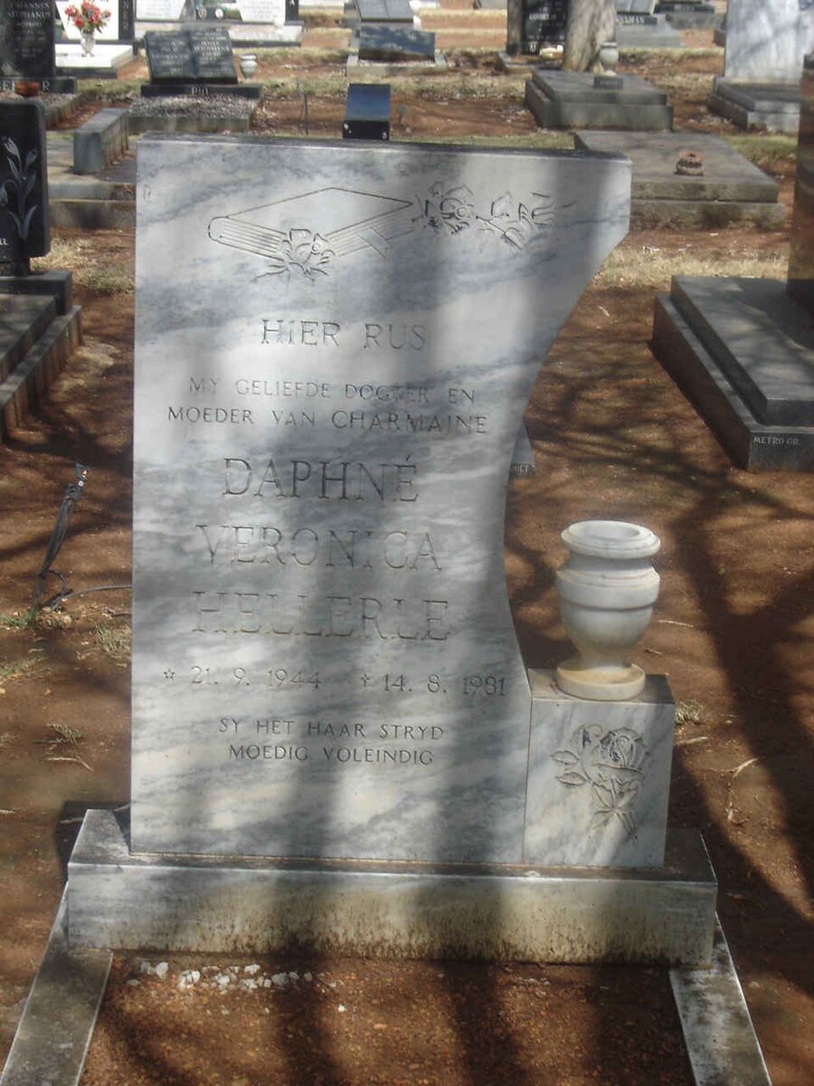 HELLERLE Daphne Veronica 1944-1981