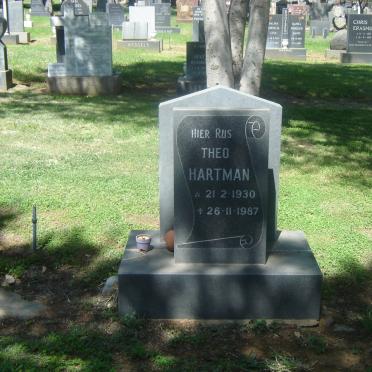 HARTMAN Theo 1930-1987