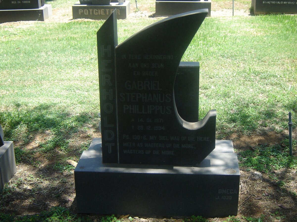 HERHOLDT Gabriel Stephanus Phillippus 1971-1994