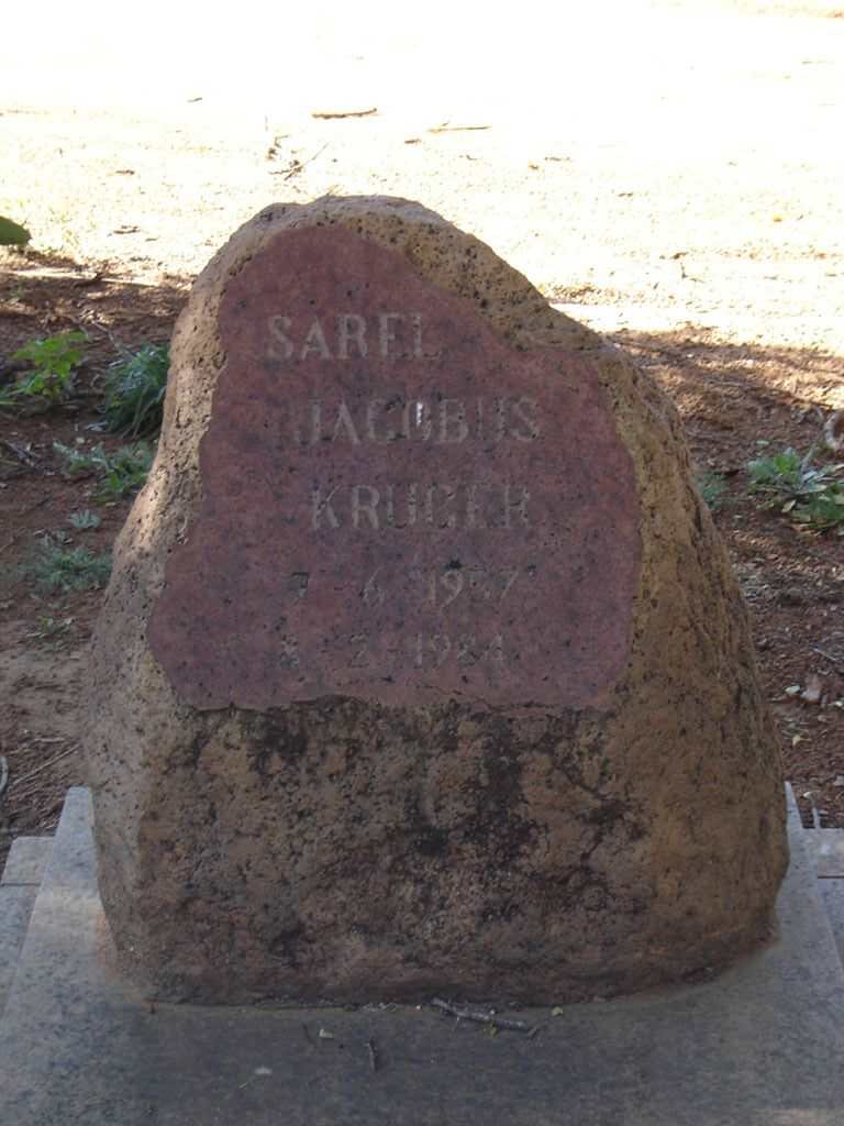 KRUGER Sarel Jacobus 1957-1984