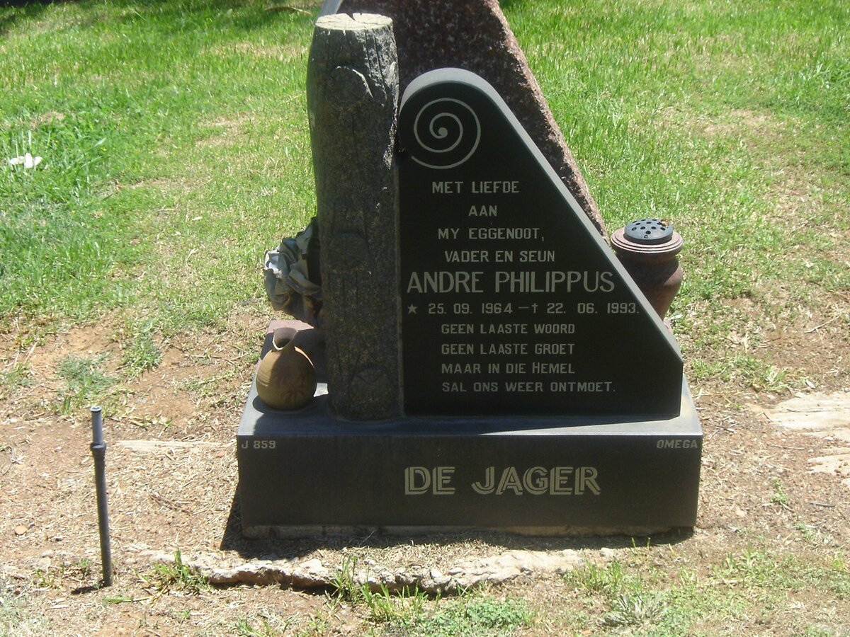 JAGER Andre Philippus, de 1964-1993