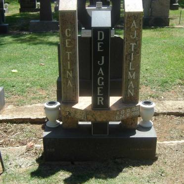 JAGER A.J., de 1919-1998 &amp; C.E. 1923-1989