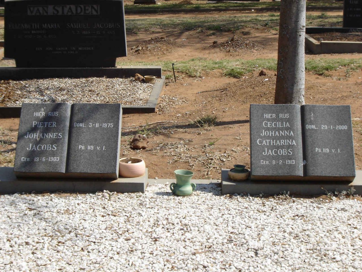 JACOBS Pieter Johannes 1903-1975 & Cecilia Johanna Catharina 1913-2000