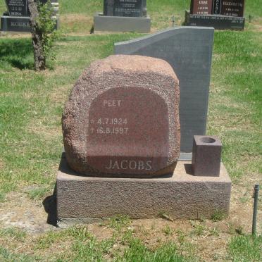 JACOBS Peet 1924-1997