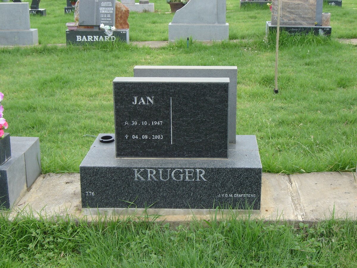 KRUGER Jan 1947-2003