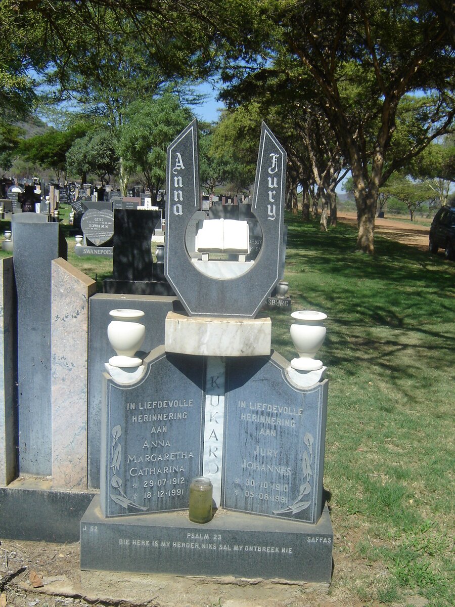 KUKARD Jury Johannes 1910-1991 &amp; Anna Margaretha Catharina 1912-1991