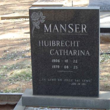 MANSER Huibrecht Catharina 1906-1979