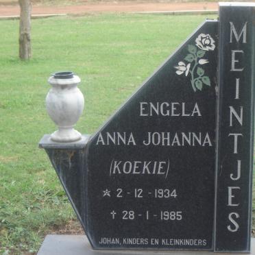 MEINTJES Engela Anna Johanna 1934-1985